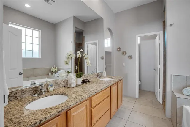 a view of a house with sitting area and furniture