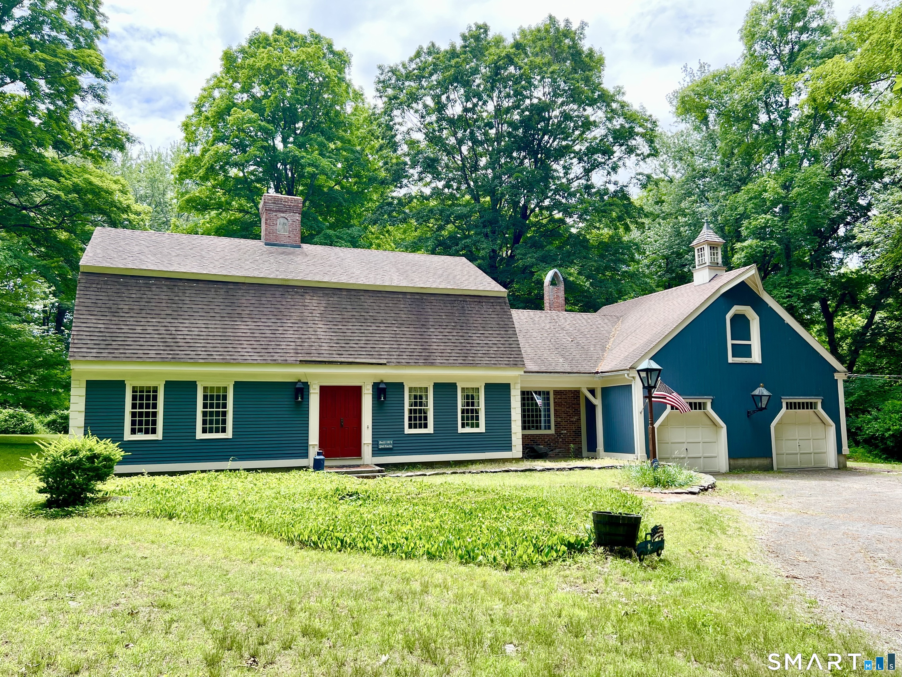 38 Clark Hill Road East Haddam, CT 06423 - Photo 4 of 35 a front view of a house with garden