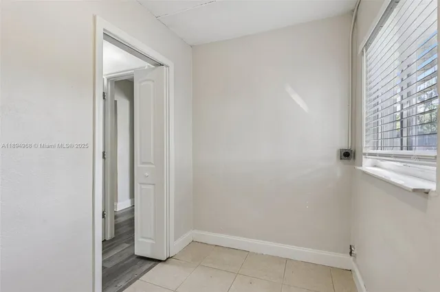 a view of an empty room