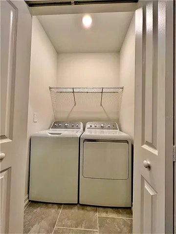 an empty room with closet