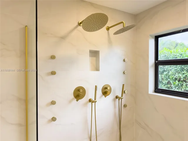 a view of a sink in a bathroom