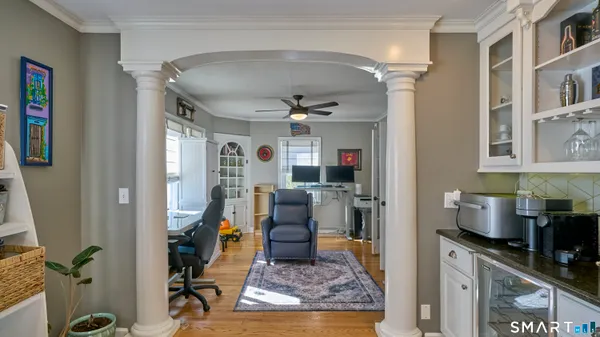 a view of front door