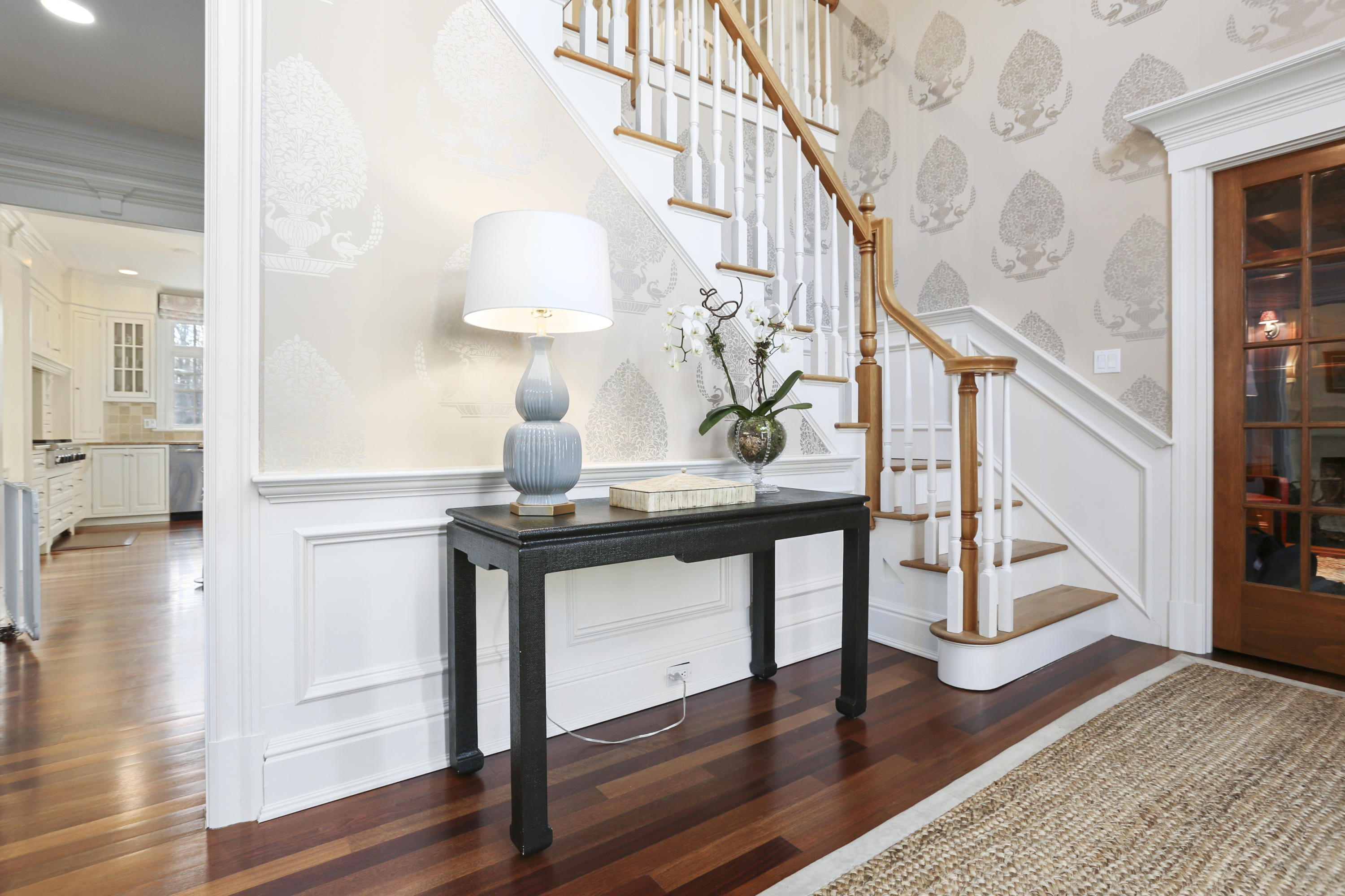 364 Smith Ridge Road New Canaan, CT 06840 - Photo 2 of 39 a view of entryway and hall with wooden floor