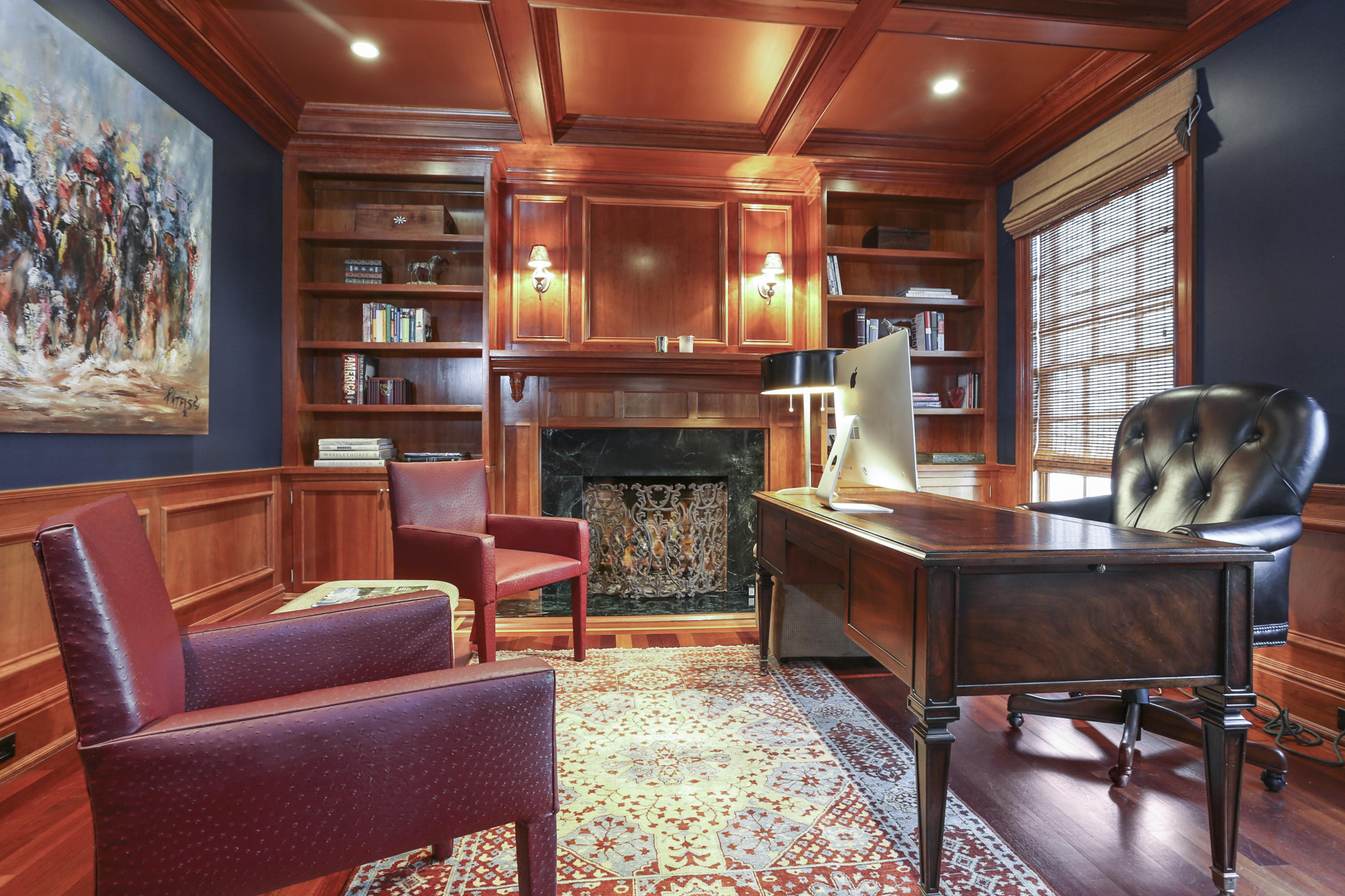 364 Smith Ridge Road New Canaan, CT 06840 - Photo 16 of 39 a living room with furniture and a fireplace