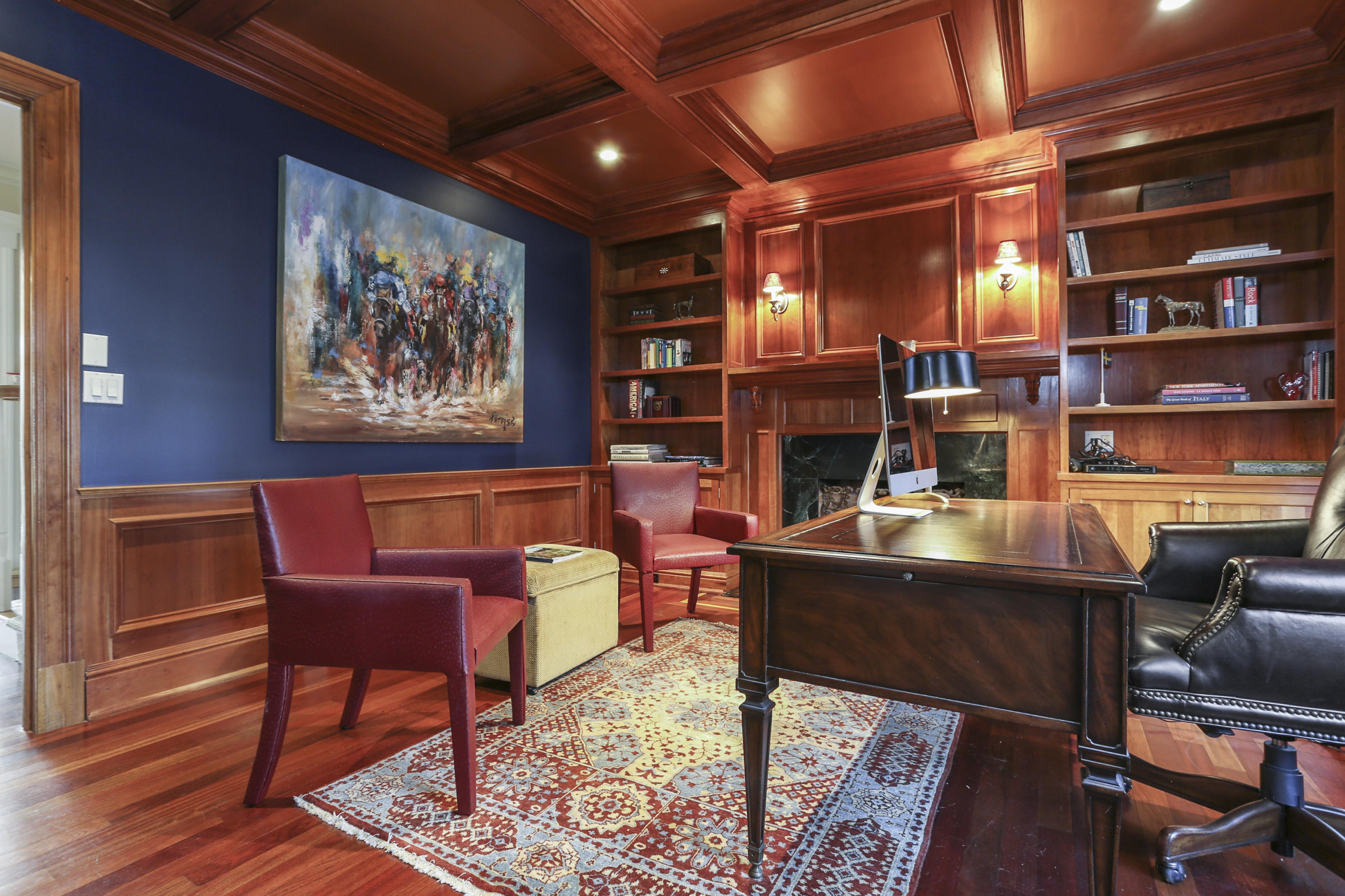 364 Smith Ridge Road New Canaan, CT 06840 - Photo 17 of 39 a work room with furniture and wooden floor