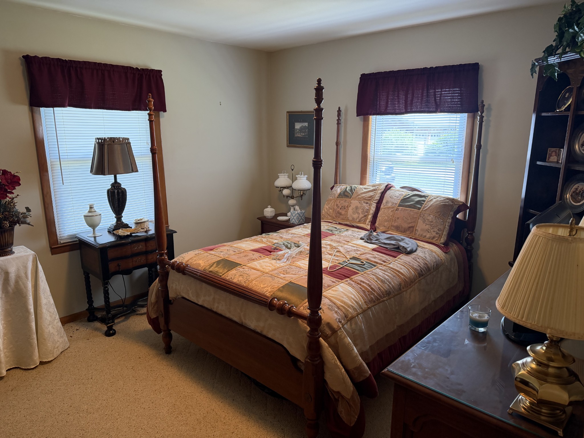 2276 South Mt Pleasant Road Greenbrier, TN 37073 - Photo 10 of 20 a bed sitting in a bedroom next to a window