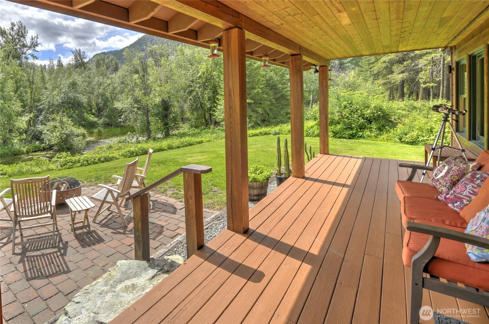 19 2 Rivers Road Mazama, WA 98833 - Photo 2 of 40 a view of deck with patio