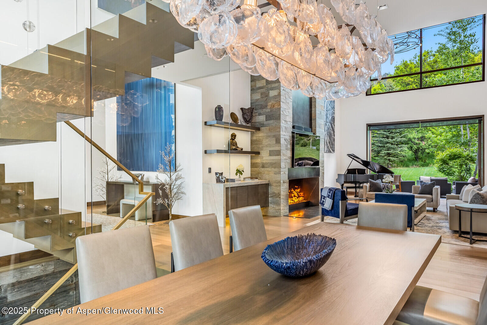 130 Primrose Path Aspen, CO 81611 - Photo 13 of 94 a living room with furniture and a large window