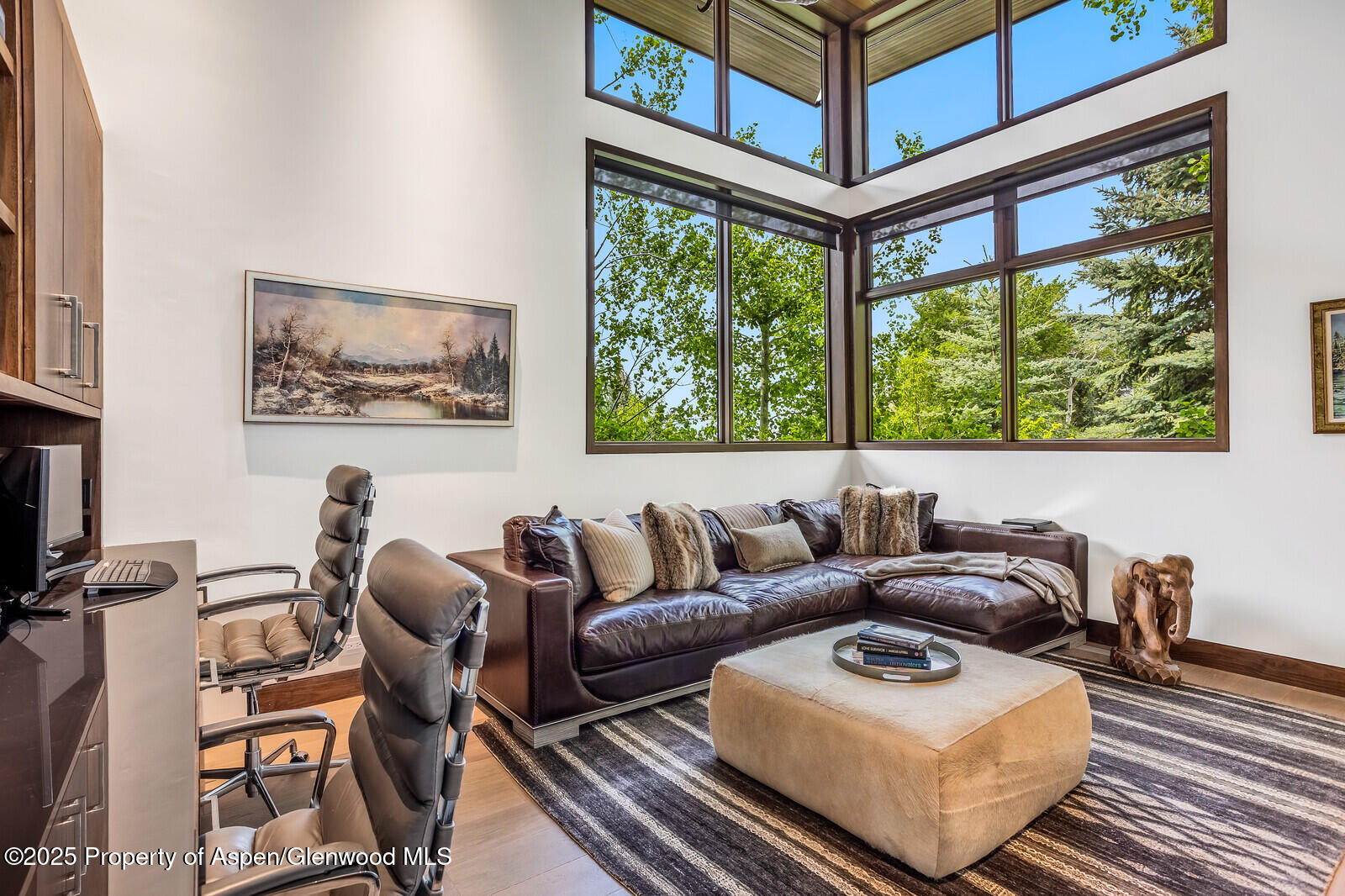 130 Primrose Path Aspen, CO 81611 - Photo 28 of 94 a living room with furniture and a window