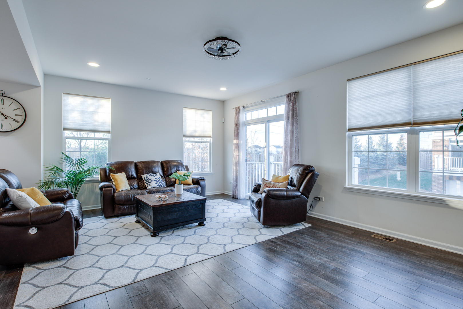 4477 Monroe Court Naperville, IL 60564 - Photo 2 of 23 a living room with furniture and windows