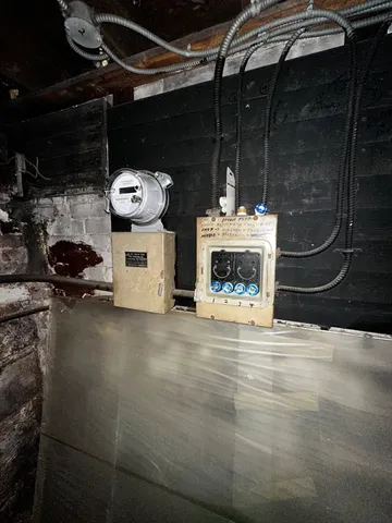 a view of storage and utility room