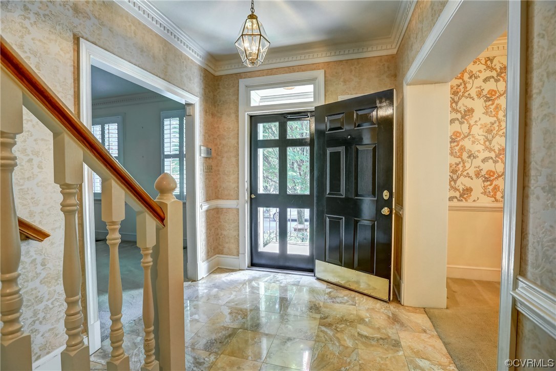 505 St Albans Way Henrico, VA 23229 - Photo 8 of 36 a view of an entryway with staircase