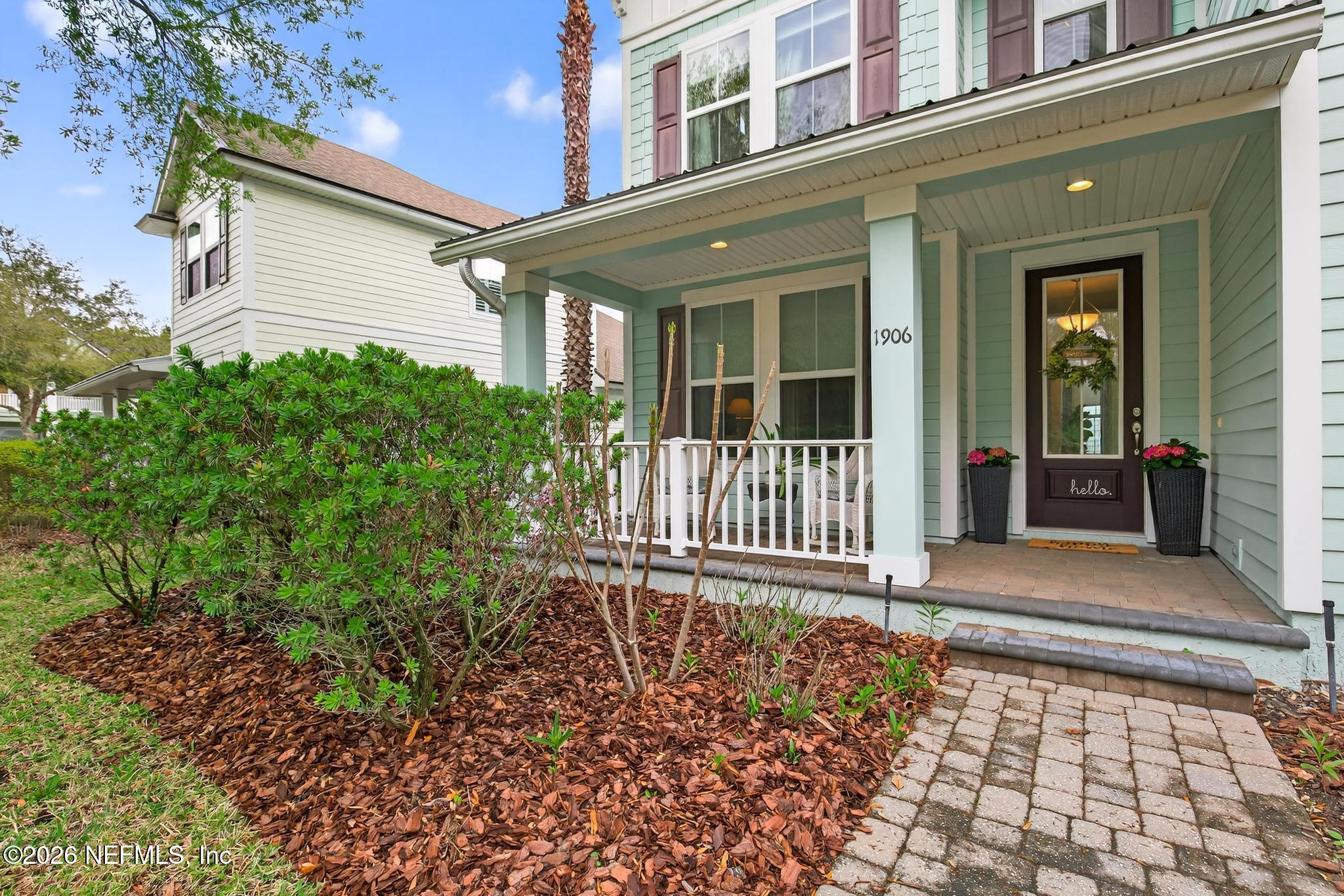 1906 North Loop Parkway St. Augustine, FL 32095 - Photo 19 of 87 front view of a house with a porch