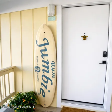 a view of front door and porch