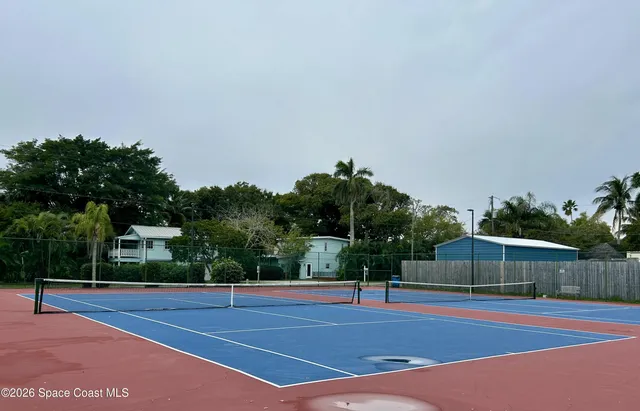 a backyard of a house with entertaining space