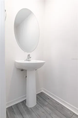 a bathroom with a sink