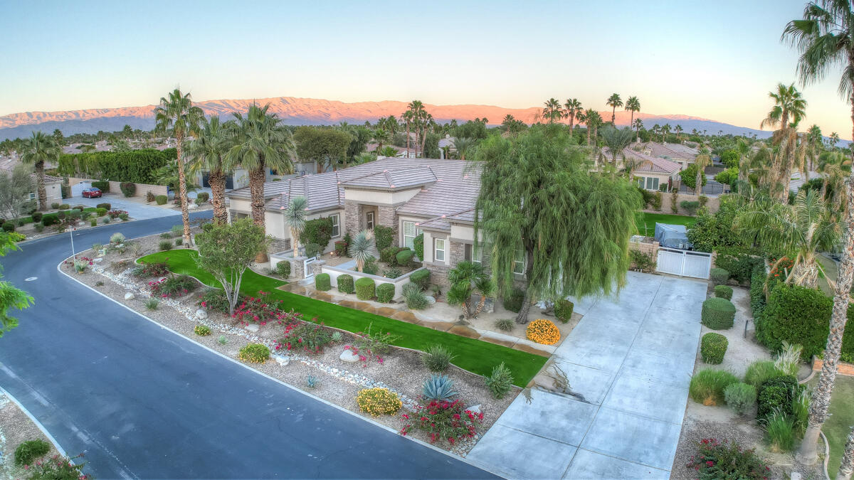49130 Escalante Street Indio, CA 92201 - Photo 94 of 99 an aerial view of residential house with outdoor space and street view