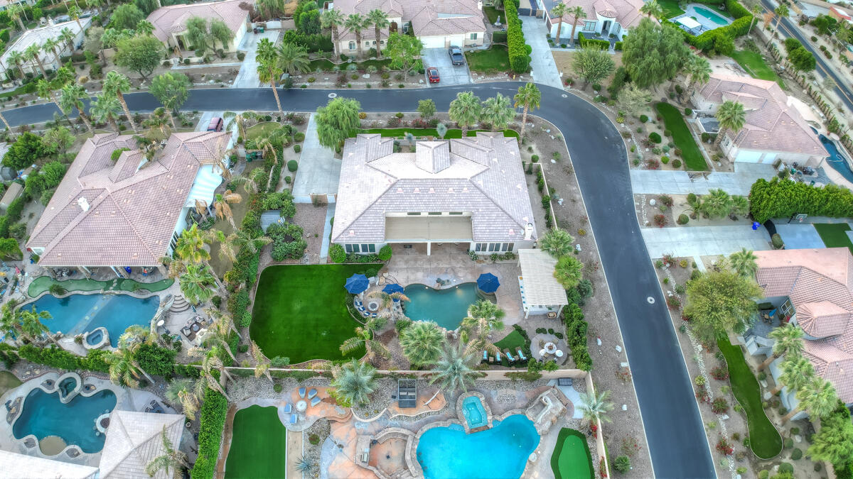 49130 Escalante Street Indio, CA 92201 - Photo 96 of 99 an aerial view of a house with a garden