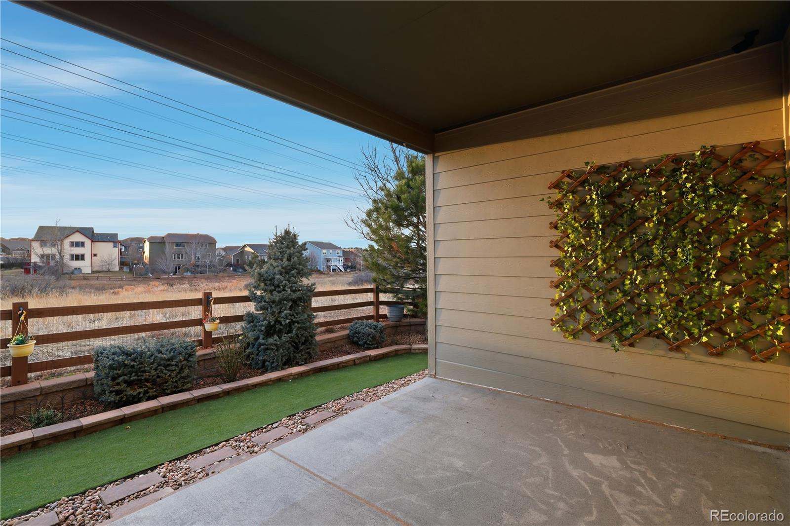 3932 Desert Ridge Circle Castle Rock, CO 80108 - Photo 32 of 49 a view of a backyard