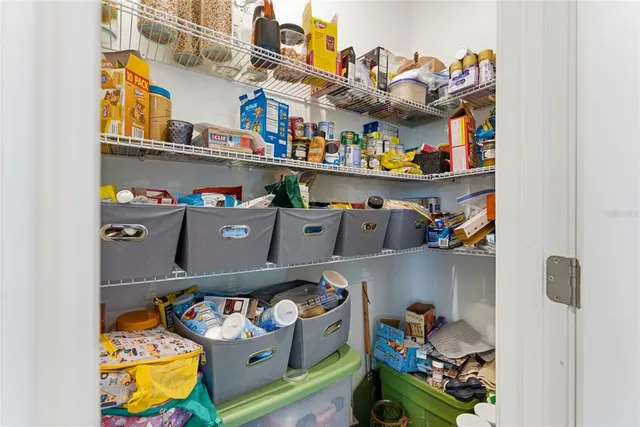 a room with storage and utility