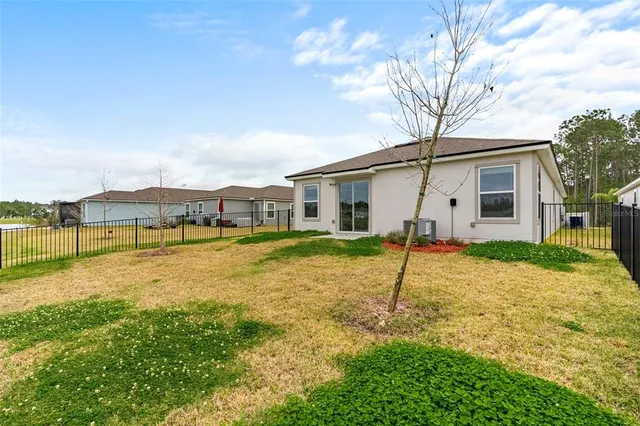 a house view with a garden space