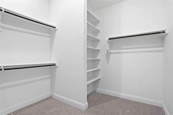a view of a walk in closet