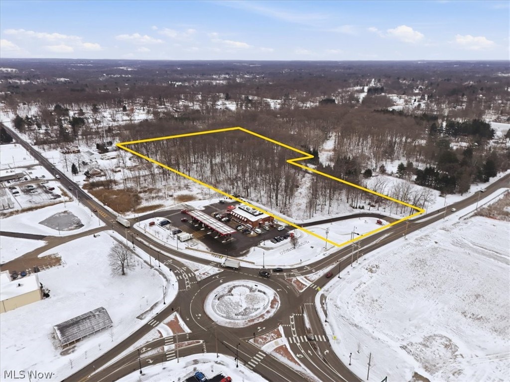 East Turkeyfoot Lake Road Green, OH 44312 - Photo 3 of 15 View of snowy aerial view