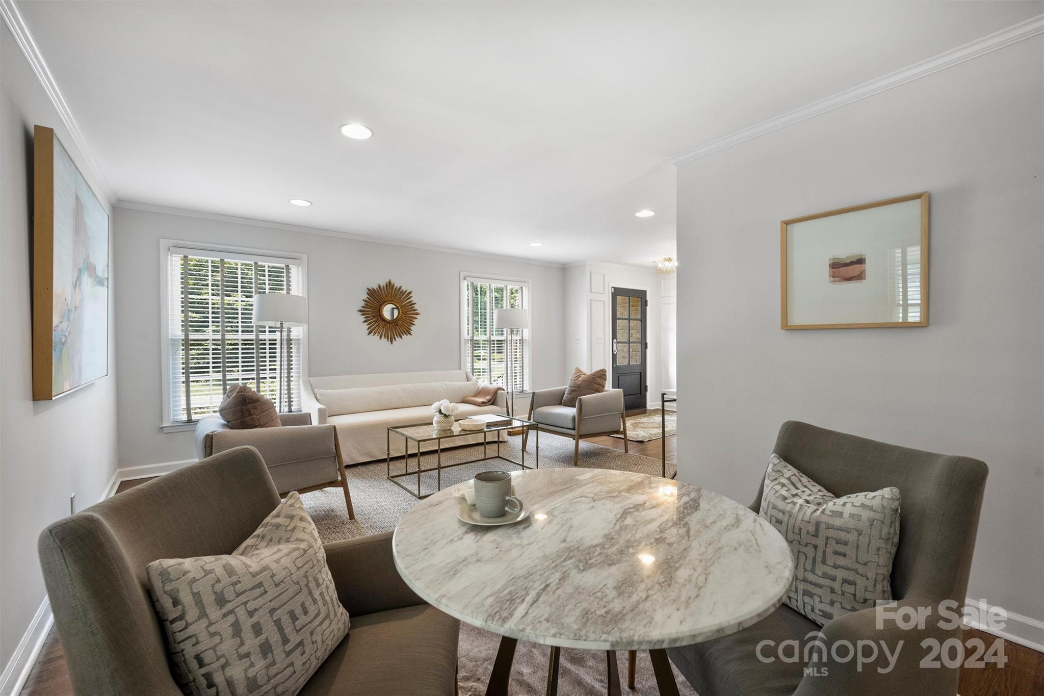 4115 Sulkirk Road Charlotte, NC 28210 - Photo 11 of 39 a living room with furniture and a large window