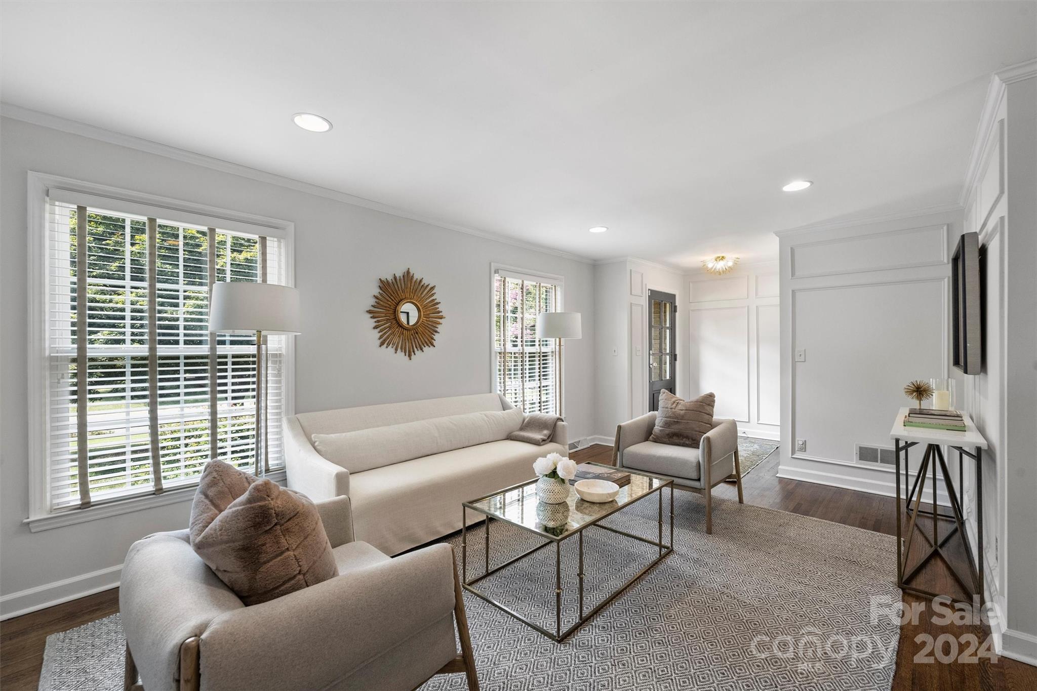4115 Sulkirk Road Charlotte, NC 28210 - Photo 7 of 39 a living room with furniture and a large window
