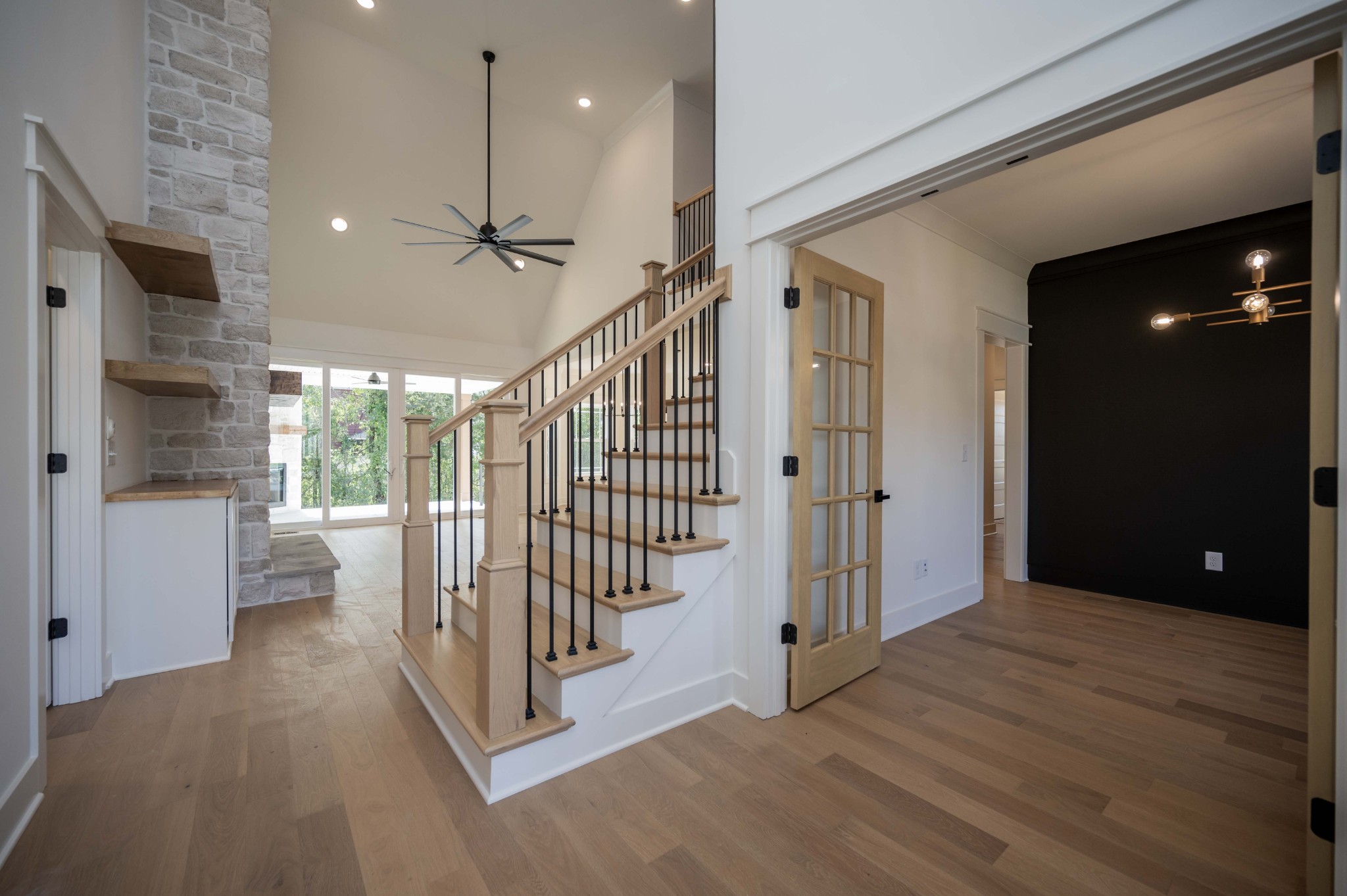 4 Holly Grove Road Lascassas, TN 37085 - Photo 2 of 37 a view of a hallway with entryway and wooden floor