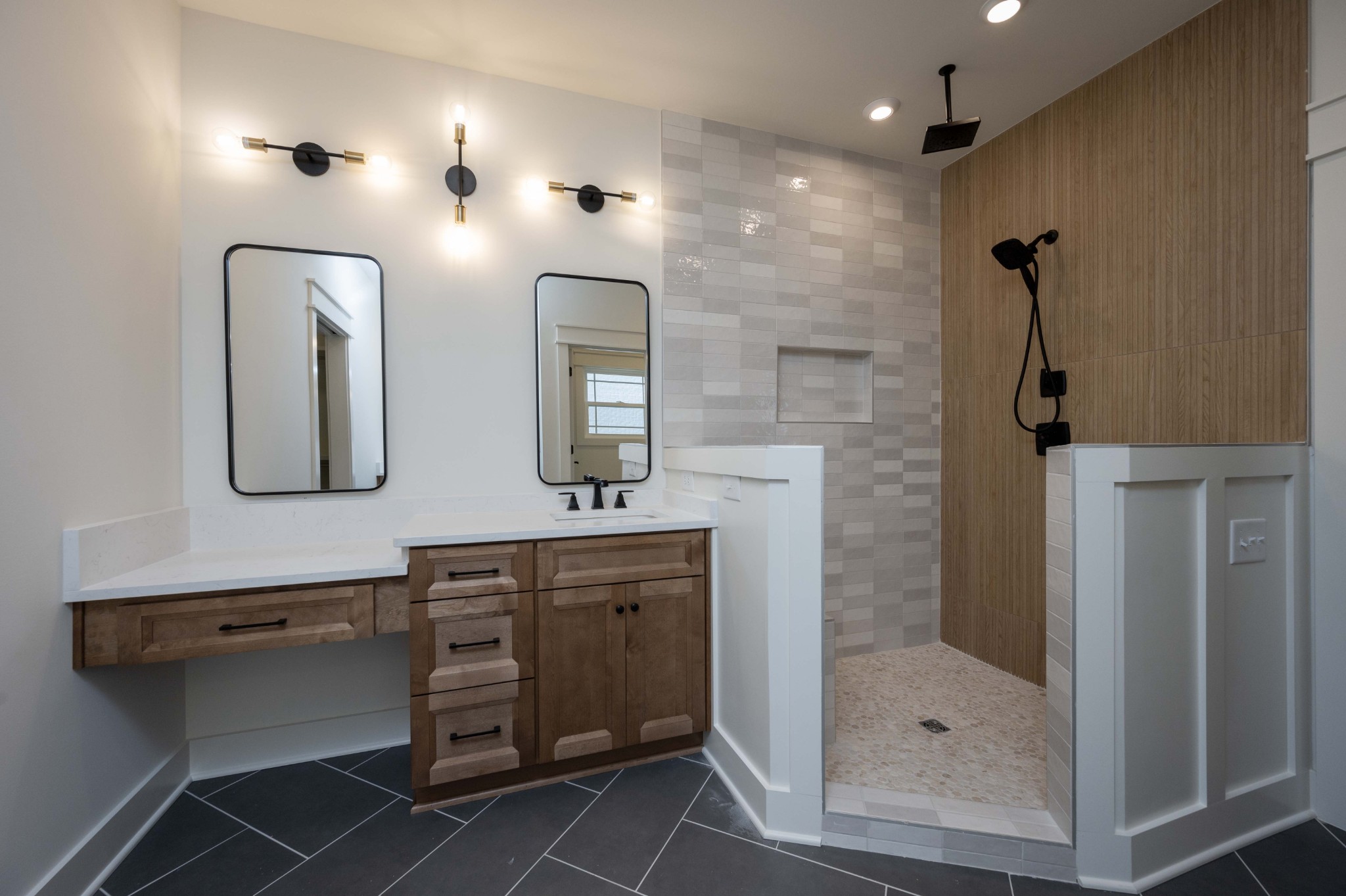 4 Holly Grove Road Lascassas, TN 37085 - Photo 23 of 37 a bathroom with a double vanity sink mirror and bathtub
