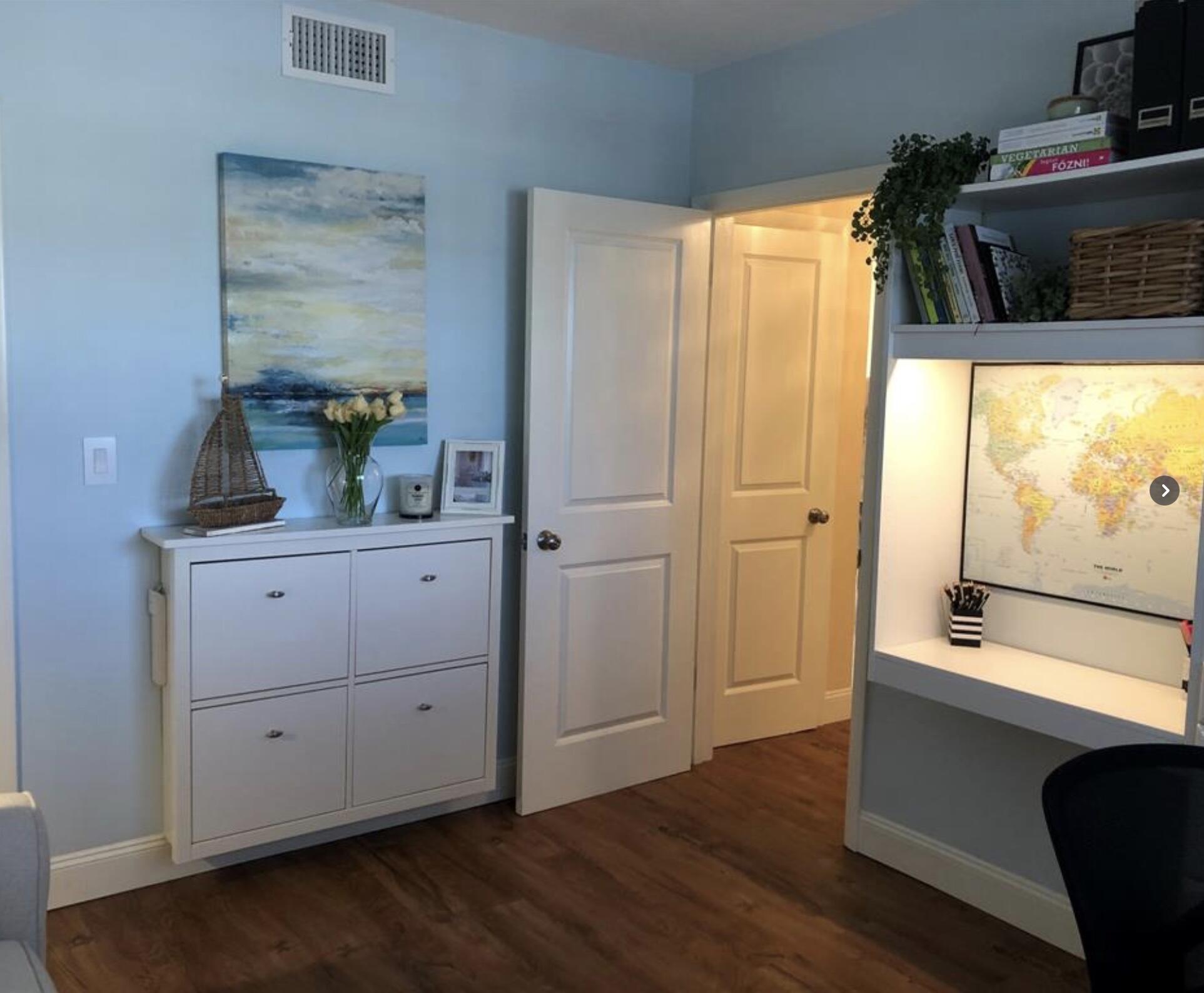 1951 Northeast 39th Street Northeast, Unit 249 Lighthouse Point, FL 33064 - Photo 19 of 23 a view of kitchen with wooden floor and electronic appliances