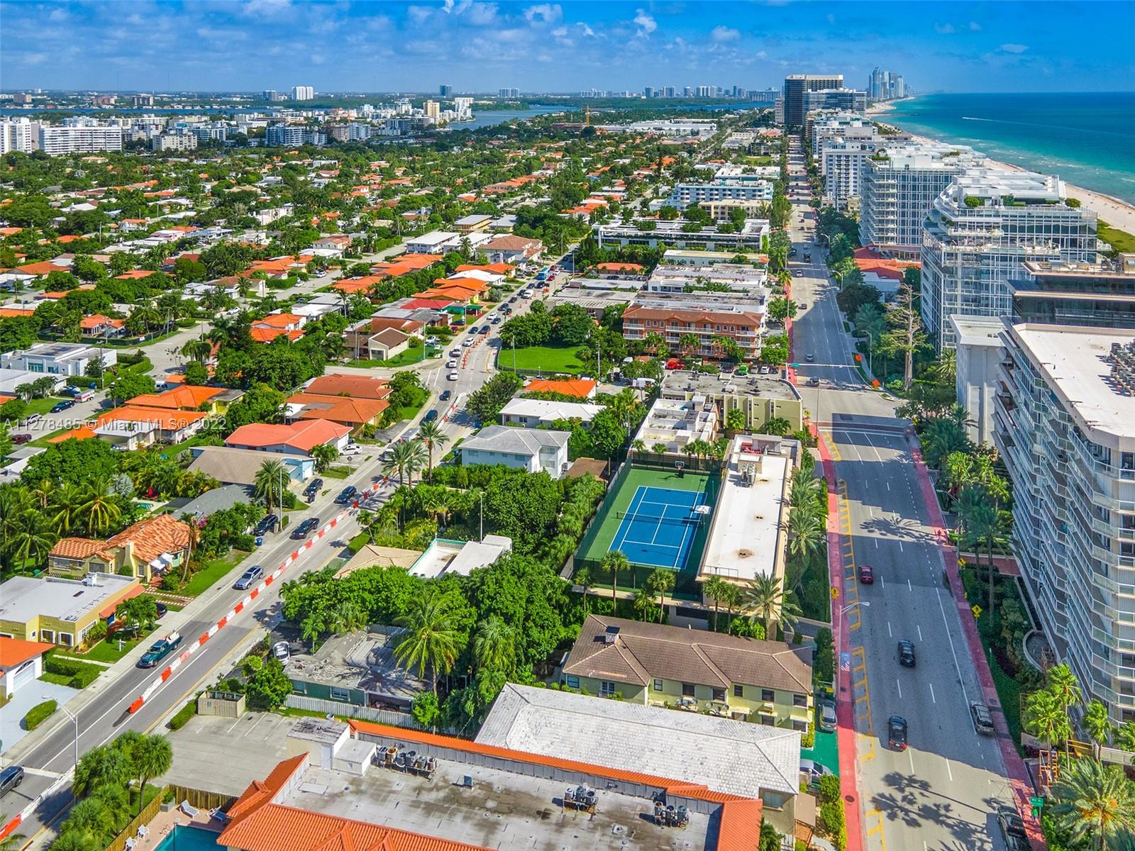 8927 Harding Avenue Surfside, FL 33154 - Photo 22 of 22 an aerial view of multiple house