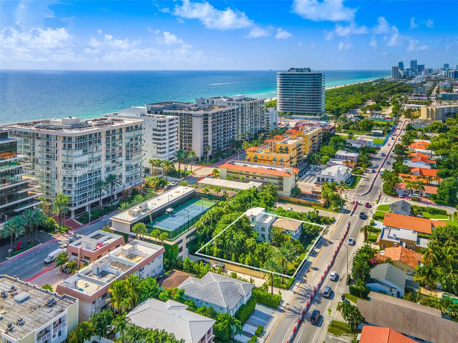 8927 Harding Avenue Surfside, FL 33154 - Photo 6 of 22 a view of city from balcony with outdoor space