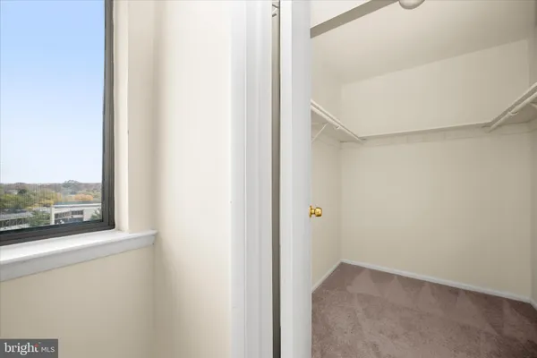 a view of a room with window