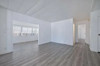 a view of livingroom with hardwood