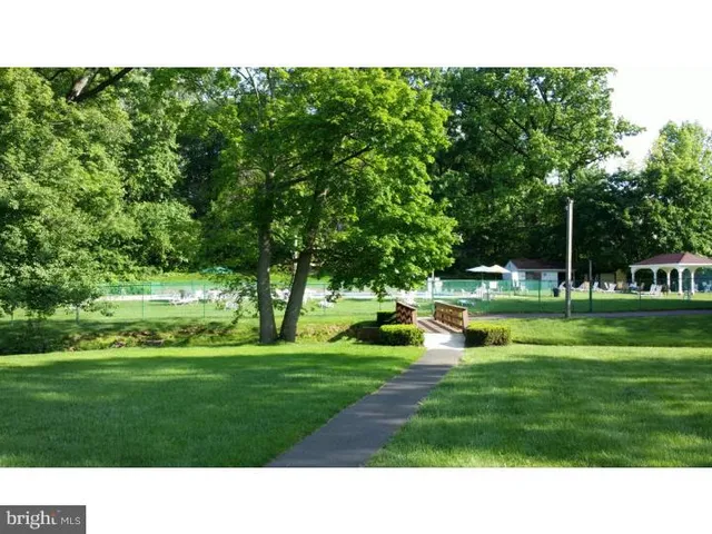 a black and white photo of a park