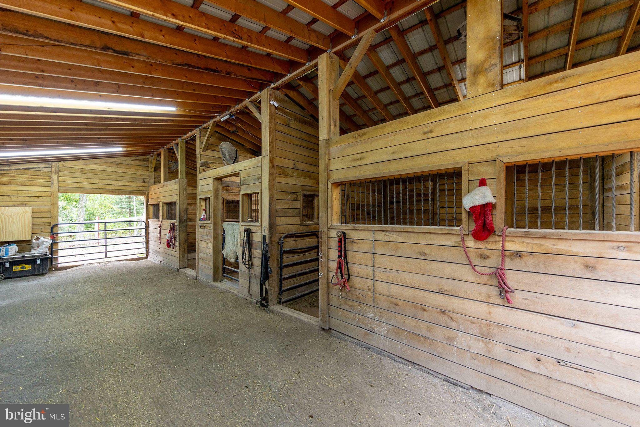 1305 Whispering Pines Road Paw Paw, WV 25434 - Photo 58 of 64 Horse Barn - Two 15x15 stalls, one 10x15 stall