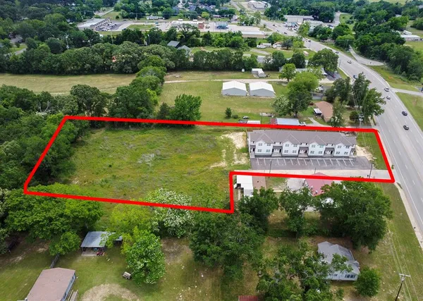 a view of outdoor space with garden