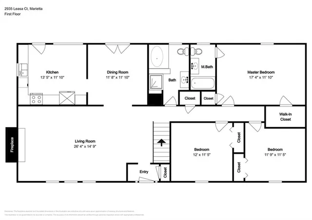 $2,330 | 2935 Leasa Court, Marietta, GA 30066
