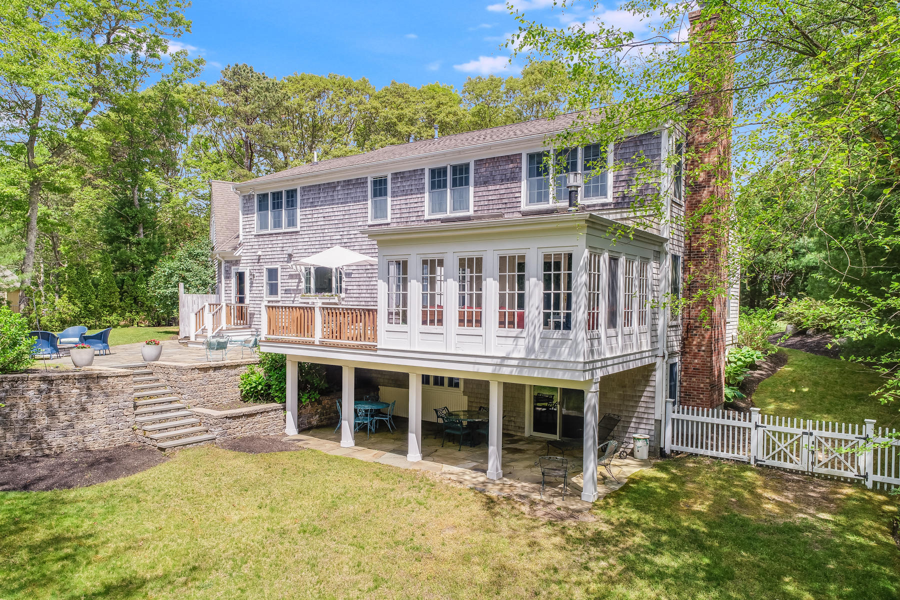 117 Wild Goose Way Centerville, MA 02632 - Photo 42 of 51 a view of a house with pool and sitting area