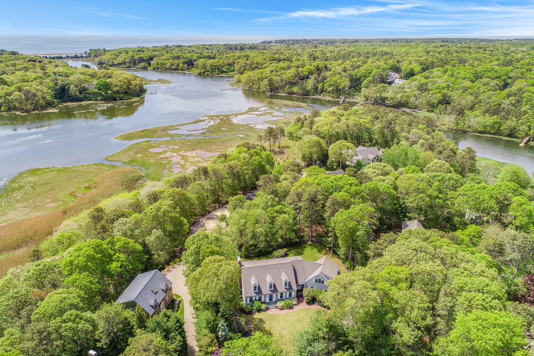117 Wild Goose Way Centerville, MA 02632 - Photo 48 of 51 a view of an outdoor space and a lake view