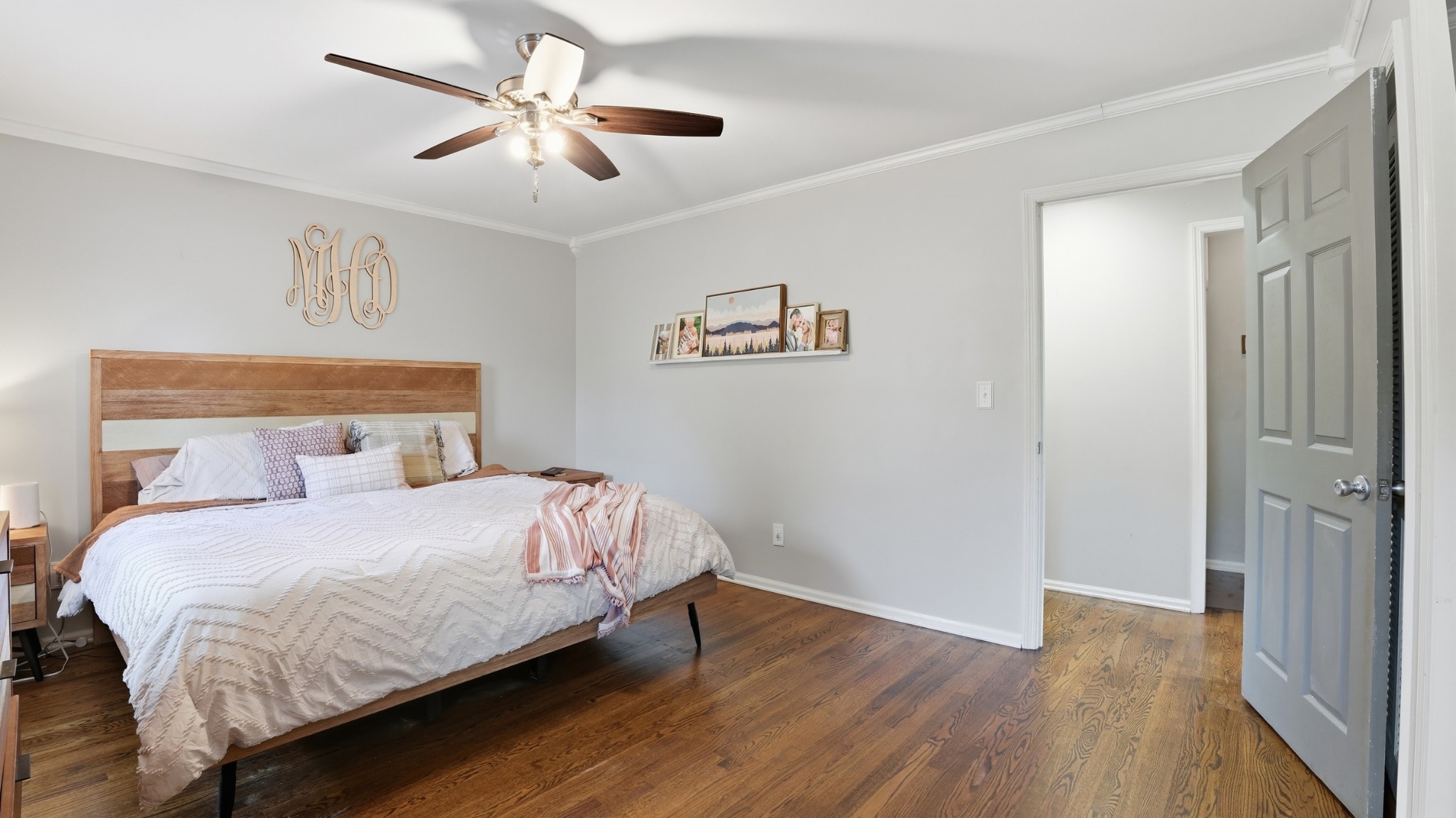 270 Wood Bluff Road Winchester, TN 37398 - Photo 23 of 55 a bedroom with a bed and a chandelier