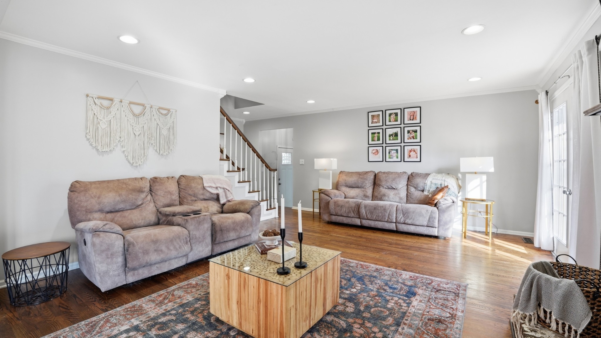 270 Wood Bluff Road Winchester, TN 37398 - Photo 9 of 55 a living room with furniture and a wooden floor