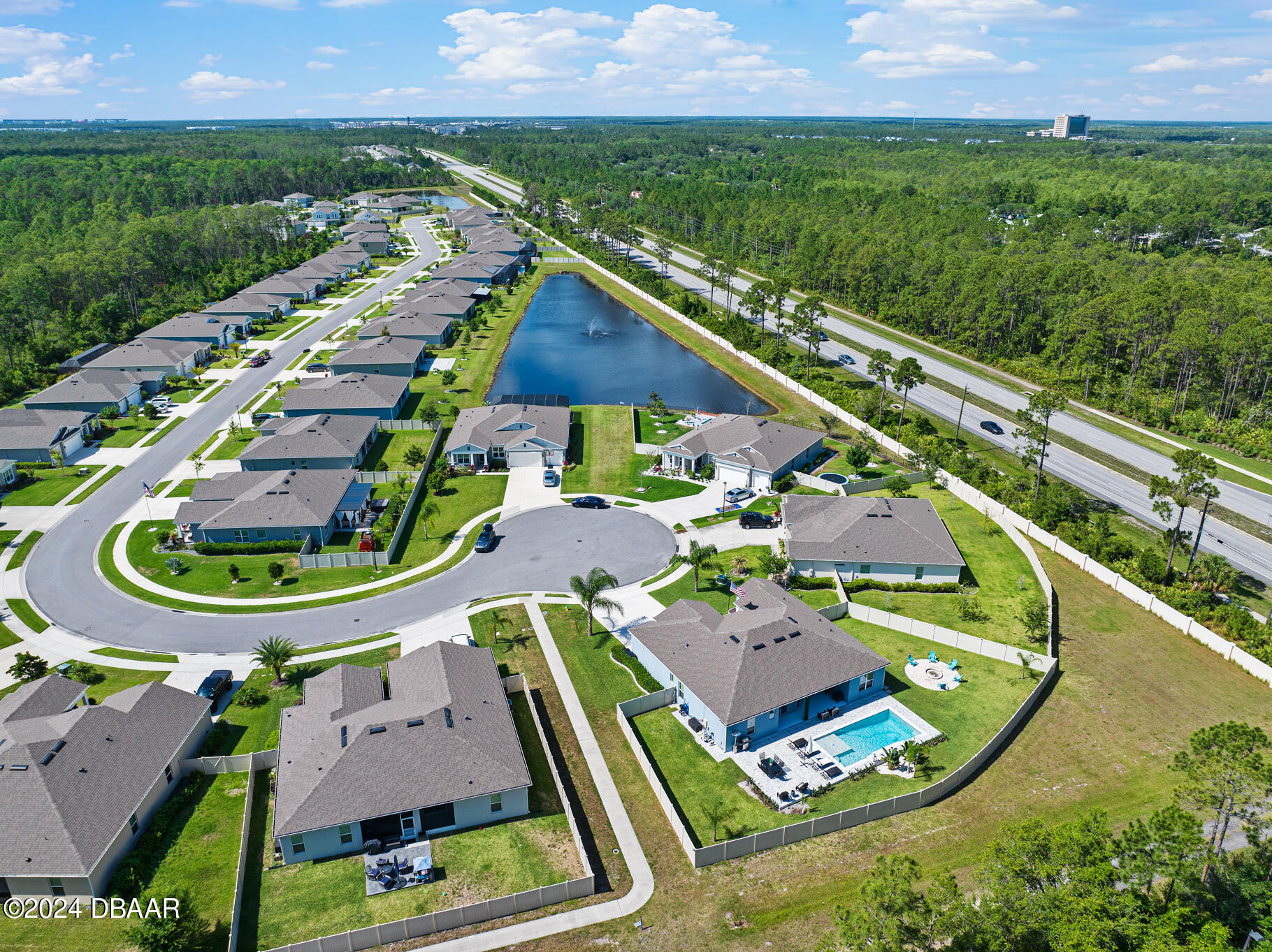 295 Cypress Trail Drive Ormond Beach, FL 32174 - Photo 46 of 67 an aerial view of a house