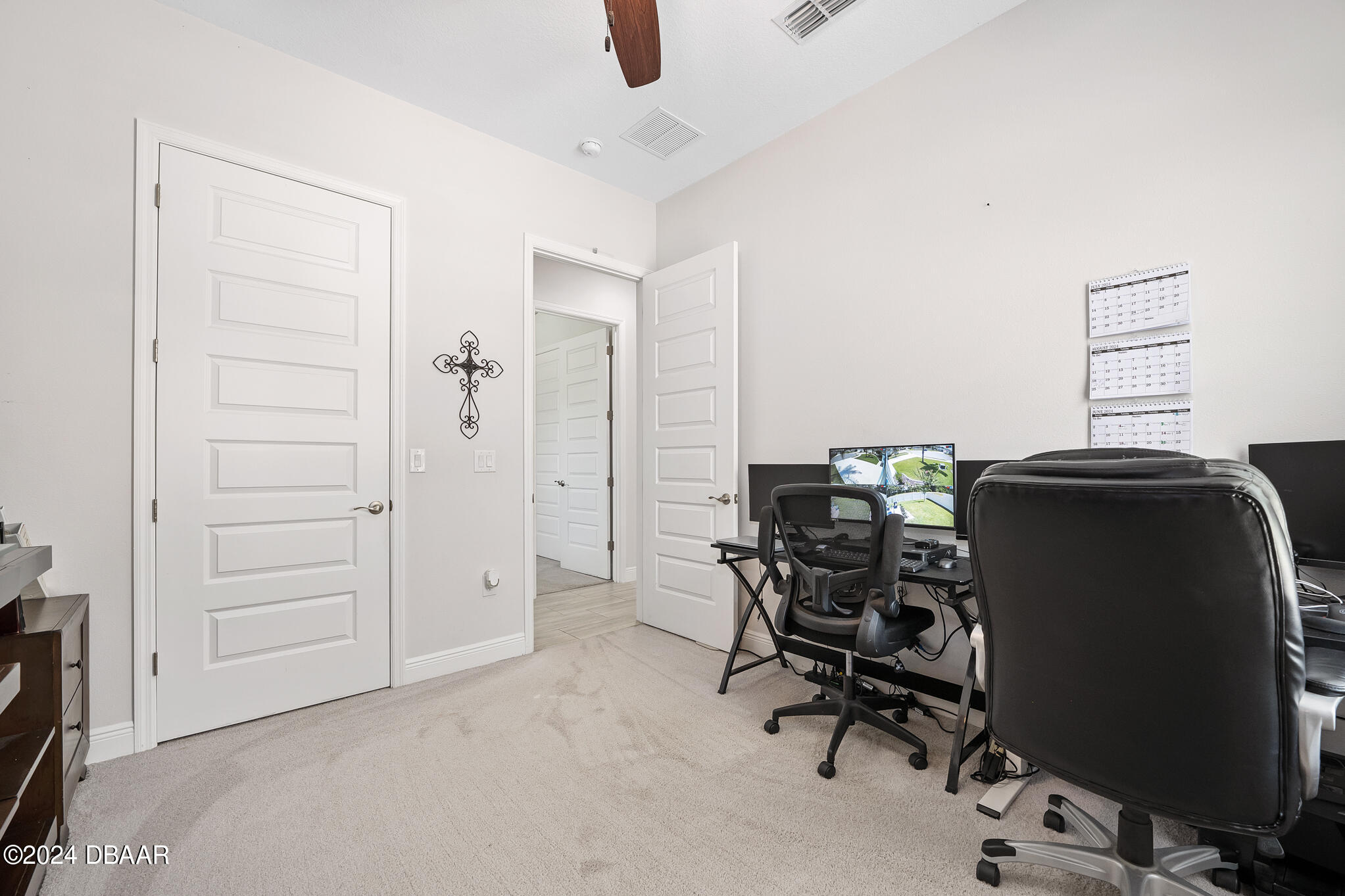 295 Cypress Trail Drive Ormond Beach, FL 32174 - Photo 65 of 67 a view of a workspace with furniture