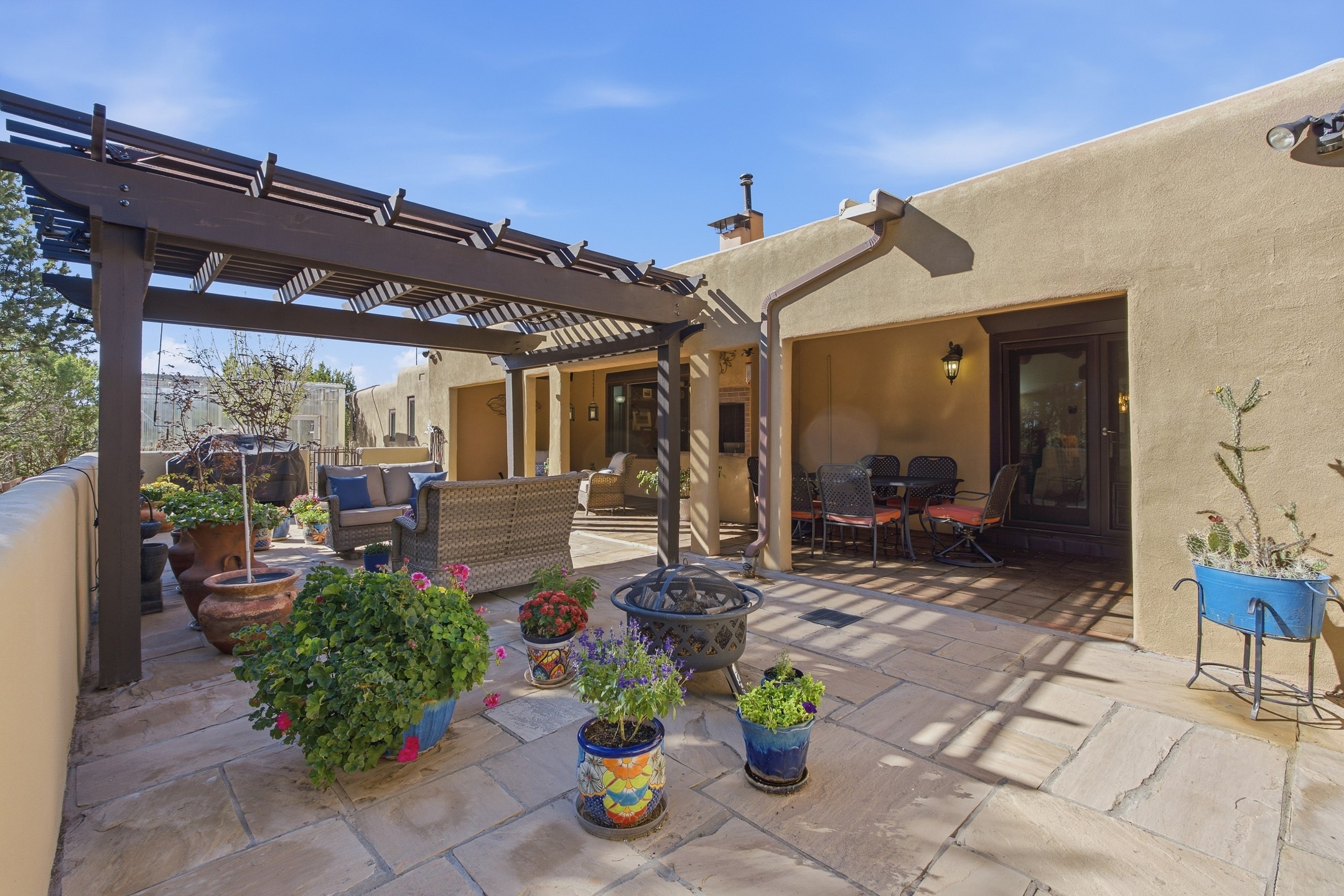 65 Puye Road Santa Fe, NM 87505 - Photo 43 of 62 Expanded view of back portal