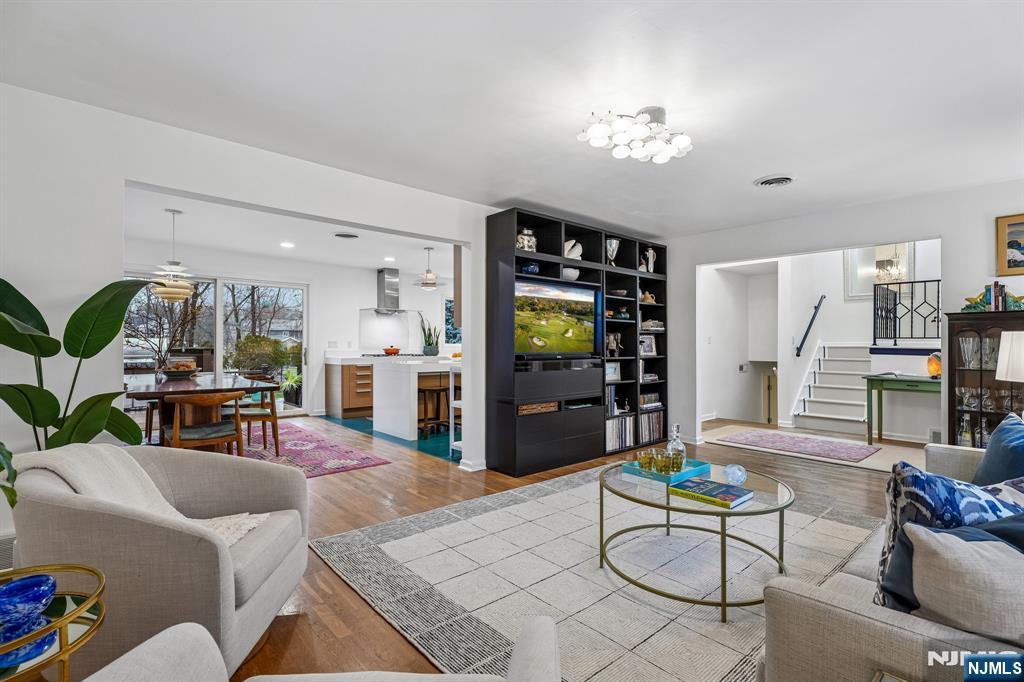 398 Grove Street Montclair, NJ 07043 - Photo 2 of 48 a living room with furniture and wooden floor