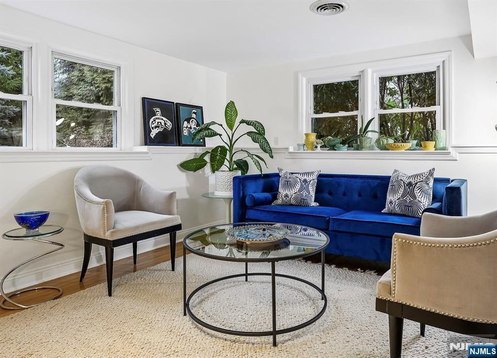 398 Grove Street Montclair, NJ 07043 - Photo 22 of 48 a living room with furniture and a potted plant