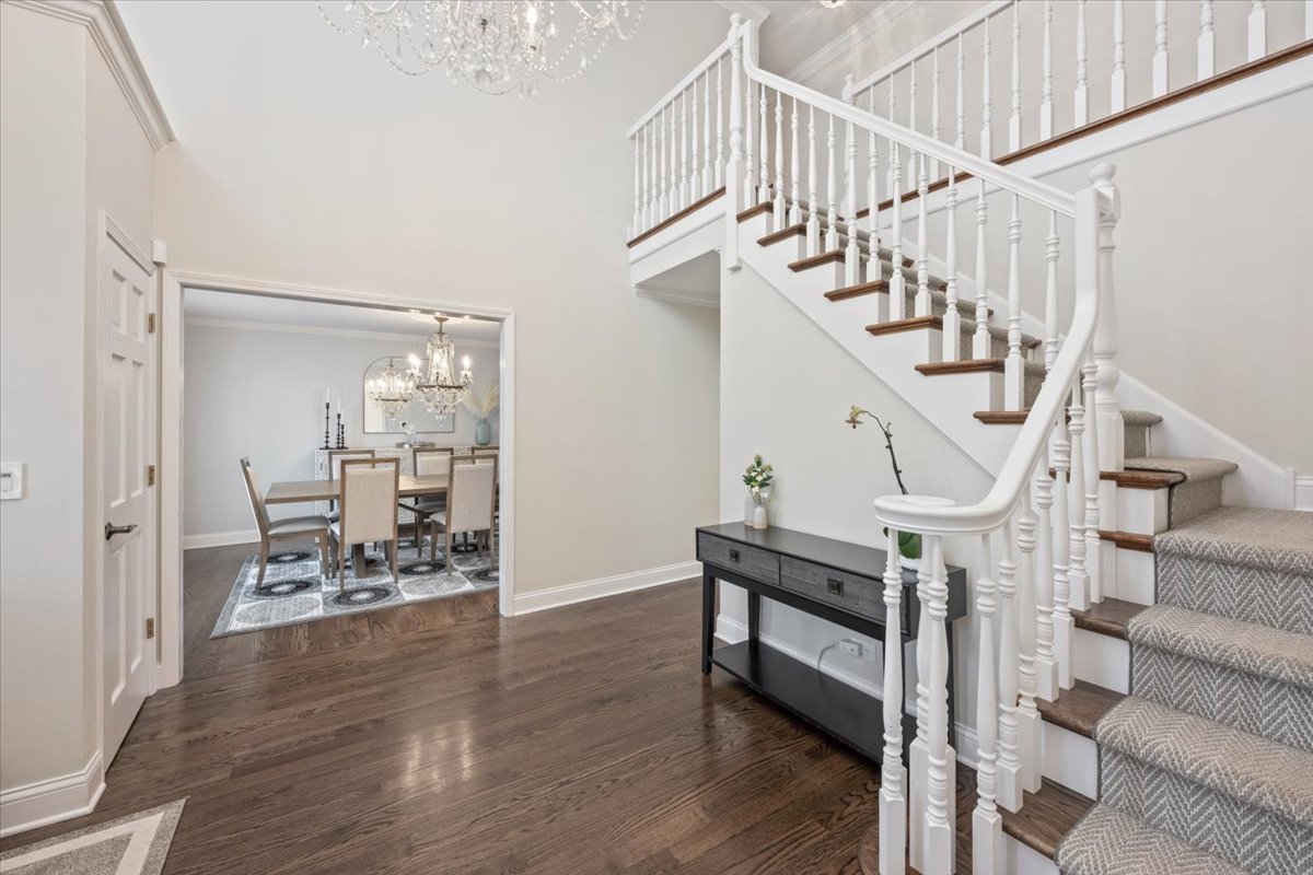 1588 White Oak Road Lake Forest, IL 60045 - Photo 4 of 35 a view of entryway and hall with wooden floor